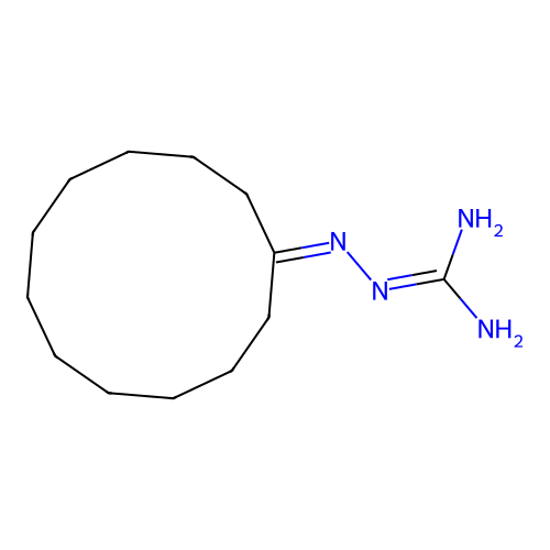 2-Cyclododecylidenehydrazinecarboximidamide structure