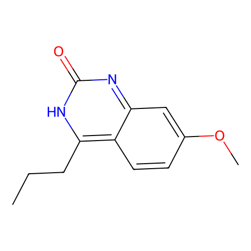 7-Methoxy-4-propyl-2-quinazolinol structure