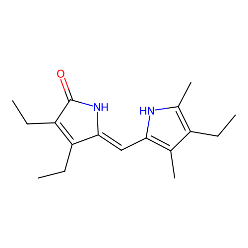 Oxodipyrromethene structure