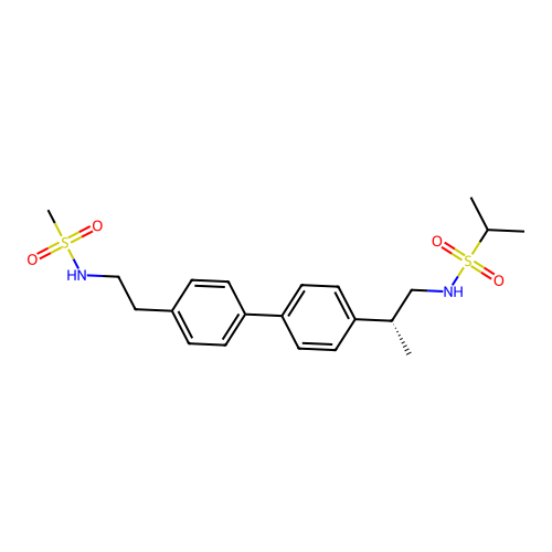 Mibampator structure