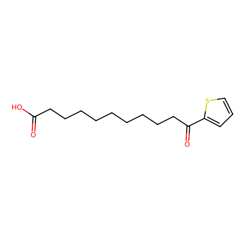 11-Oxo-11-(thiophen-2-yl)undecanoic acid structure