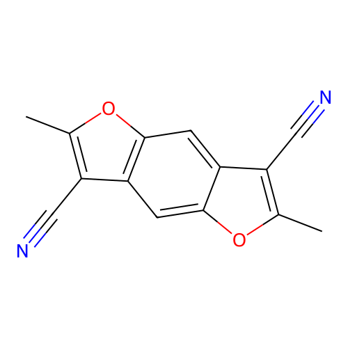 2,6-Dimethylfuro[2,3-f][1]benzofuran-3,7-dicarbonitrile structure