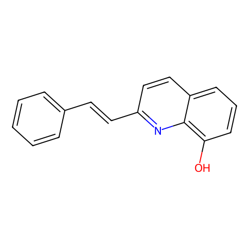 2-Styrylquinolin-8-ol structure