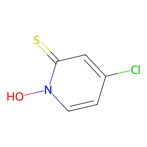 4-Chloro-1-hydroxypyridine-2-thione structure