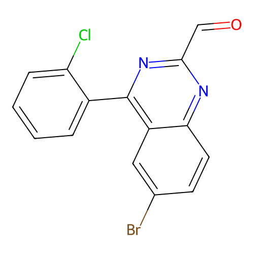 6-Bromo-4-(2-chlorophenyl)quinazoline-2-carbaldehyde structure