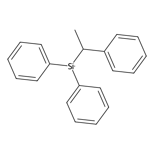 Diphenyl(1-phenylethyl)silane structure
