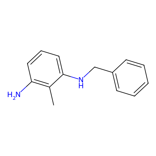 3-N-benzyl-2-methylbenzene-1,3-diamine structure