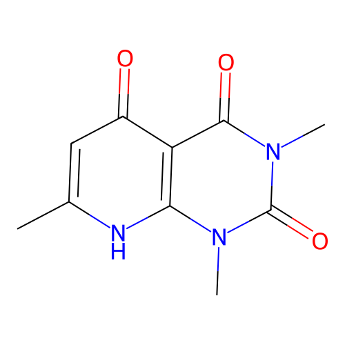 5-hydroxy-1,3,7-trimethylpyrido[2,3-d]pyrimidine-2,4(1H,3H)-dione structure