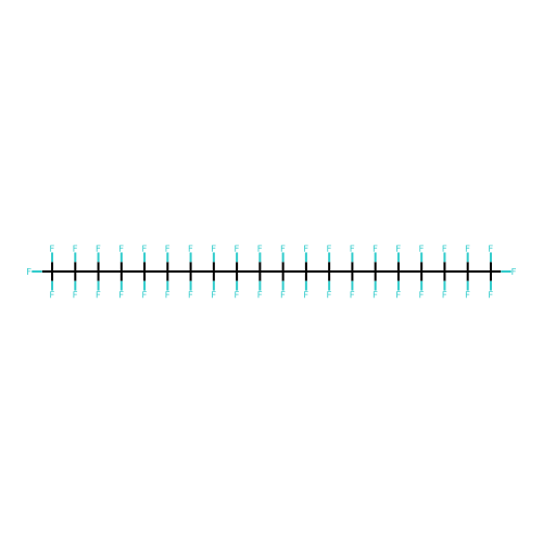 Dotetracontafluoroicosane structure