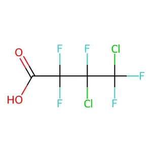 3,4-Dichloro-2,2,3,4,4-pentafluorobutanoic acid structure