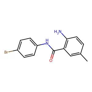 2-amino-N-(4-bromophenyl)-5-methylbenzamide structure