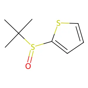 2-(Tert-butylsulfinyl)thiophene structure