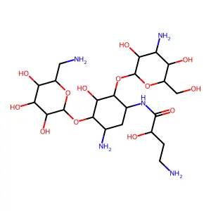 阿米卡星 structure