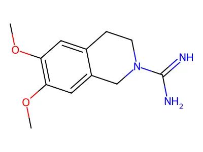 6,7-dimethoxy-3,4-dihydroisoquinoline-2(1H)-carboximidamide structure