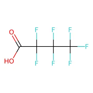 七氟丁酸 structure