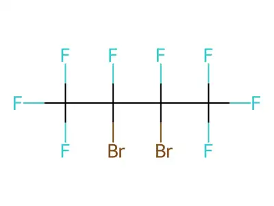2,3-Dibromooctafluorobutane structure