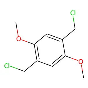 1,4-Bis(chloromethyl)-2,5-dimethoxybenzene structure