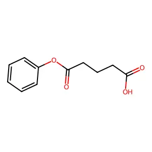 5-Oxo-5-phenoxypentanoic acid structure