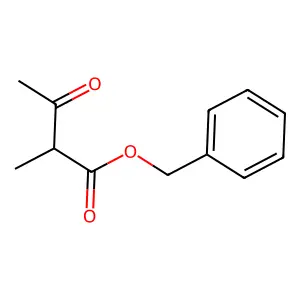 Benzyl 2-methyl-3-oxobutanoate structure
