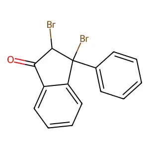 2,3-dibromo-3-phenyl-2H-inden-1-one structure