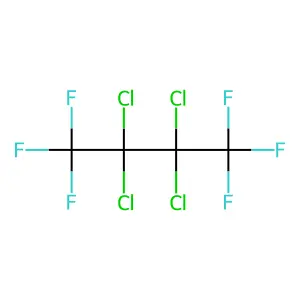 2,2,3,3-Tetrachlorohexafluorobutane structure