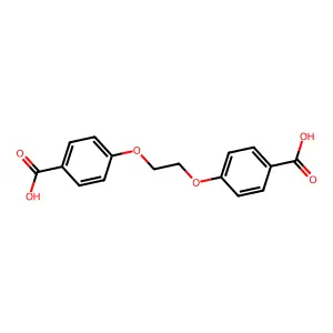 4,4'-(1,2-Ethanediylbis(oxy))bisbenzoic acid structure