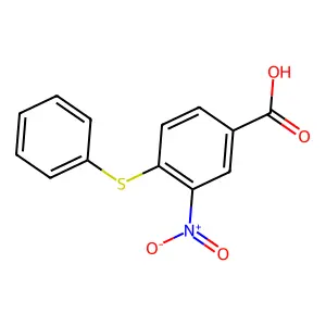 3-Nitro-4-(phenylthio)benzoic acid structure