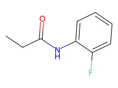 N-(2-fluorophenyl)propanamide structure