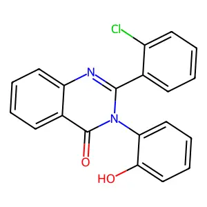2-(2-Chlorophenyl)-3-(2-hydroxyphenyl)quinazolin-4-one structure