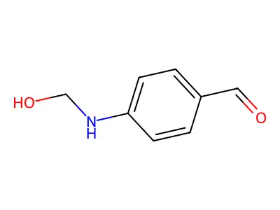 4-(Hydroxy(methyl)amino)benzaldehyde structure