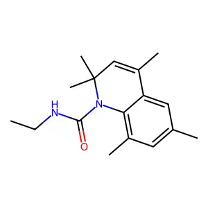N-ethyl-2,2,4,6,8-pentamethylquinoline-1-carboxamide structure