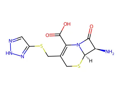 7-Amino-3-(1,2,3-triazol-4-ylthio)methyl Cephalosporanic Acid(7-TACA) structure