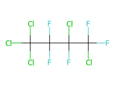 1,1,1,3,4-Pentachloro-2,2,3,4,4-pentafluorobutane structure