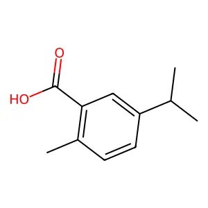 p-Cymene-2-carboxylic acid structure
