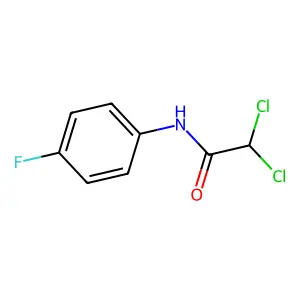 2,2-Dichloro-N-(4-fluorophenyl)acetamide structure