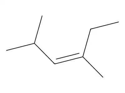 cis-2,4-Dimethyl-3-hexene structure