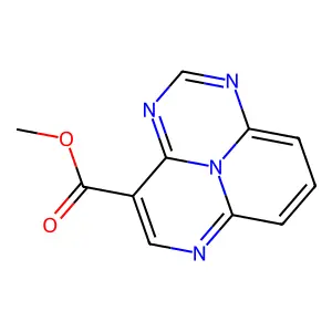 Methyl 1,3,6,9b-tetraazaphenalene-4-carboxylate structure