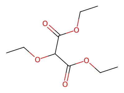 Propanedioic acid, hydroxy-, diethyl ester structure