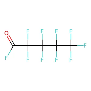 2,2,3,3,4,4,5,5,5-九氟戊酰氟 structure
