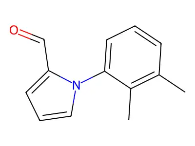 1-(2,3-dimethylphenyl)-1H-pyrrole-2-carbaldehyde structure