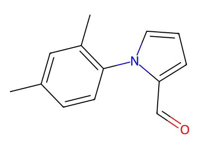 1-(2,4-dimethylphenyl)-1H-pyrrole-2-carbaldehyde structure