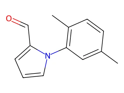 1-(2,5-dimethylphenyl)-1H-pyrrole-2-carbaldehyde structure