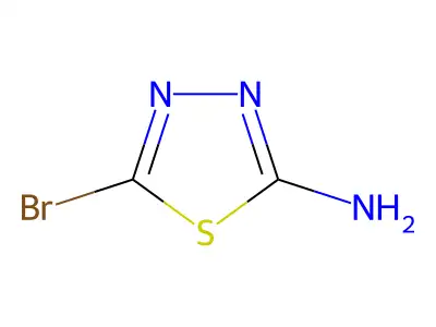 2-Amino-5-bromo-1,3,4-thiadiazole structure