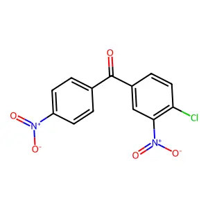 (4-Chloro-3-nitrophenyl)(4-nitrophenyl)methanone structure