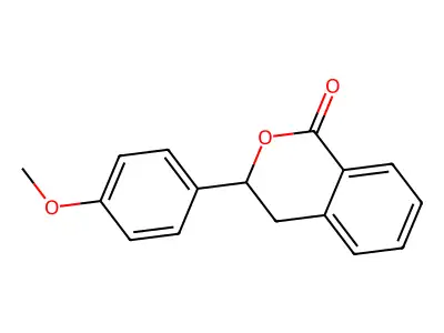 3-(4-Methoxyphenyl)isochroman-1-one structure