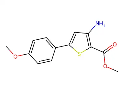Methyl 3-amino-5-(4-methoxyphenyl)thiophene-2-carboxylate structure