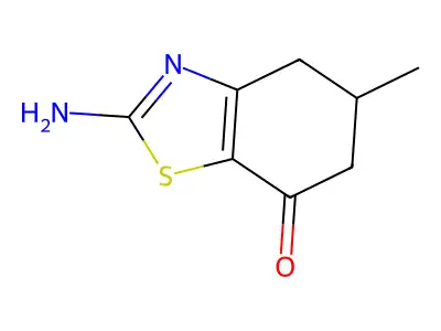2-Amino-5-methyl-4,5,6-trihydrobenzothiazol-7-one structure