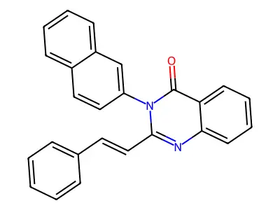 3-naphthalen-2-yl-2-[(E)-2-phenylethenyl]quinazolin-4-one structure