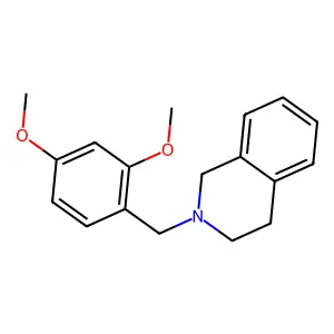 2-(2,4-Dimethoxybenzyl)-1,2,3,4-tetrahydroisoquinoline structure