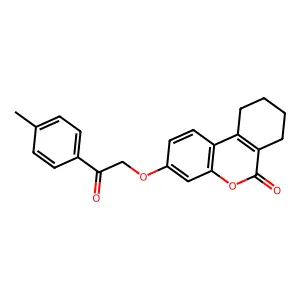 3-[2-(4-Methylphenyl)-2-oxoethoxy]-7,8,9,10-tetrahydrobenzo[c]chromen-6-one structure